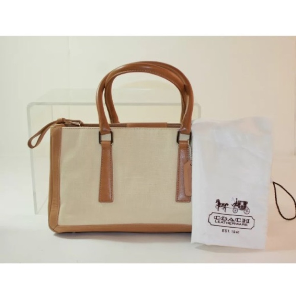 Coach Canvas & Leather Bonnie Bag